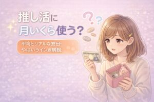 推し活に月いくら使う？平均とリアルな支出・やばいラインを解説