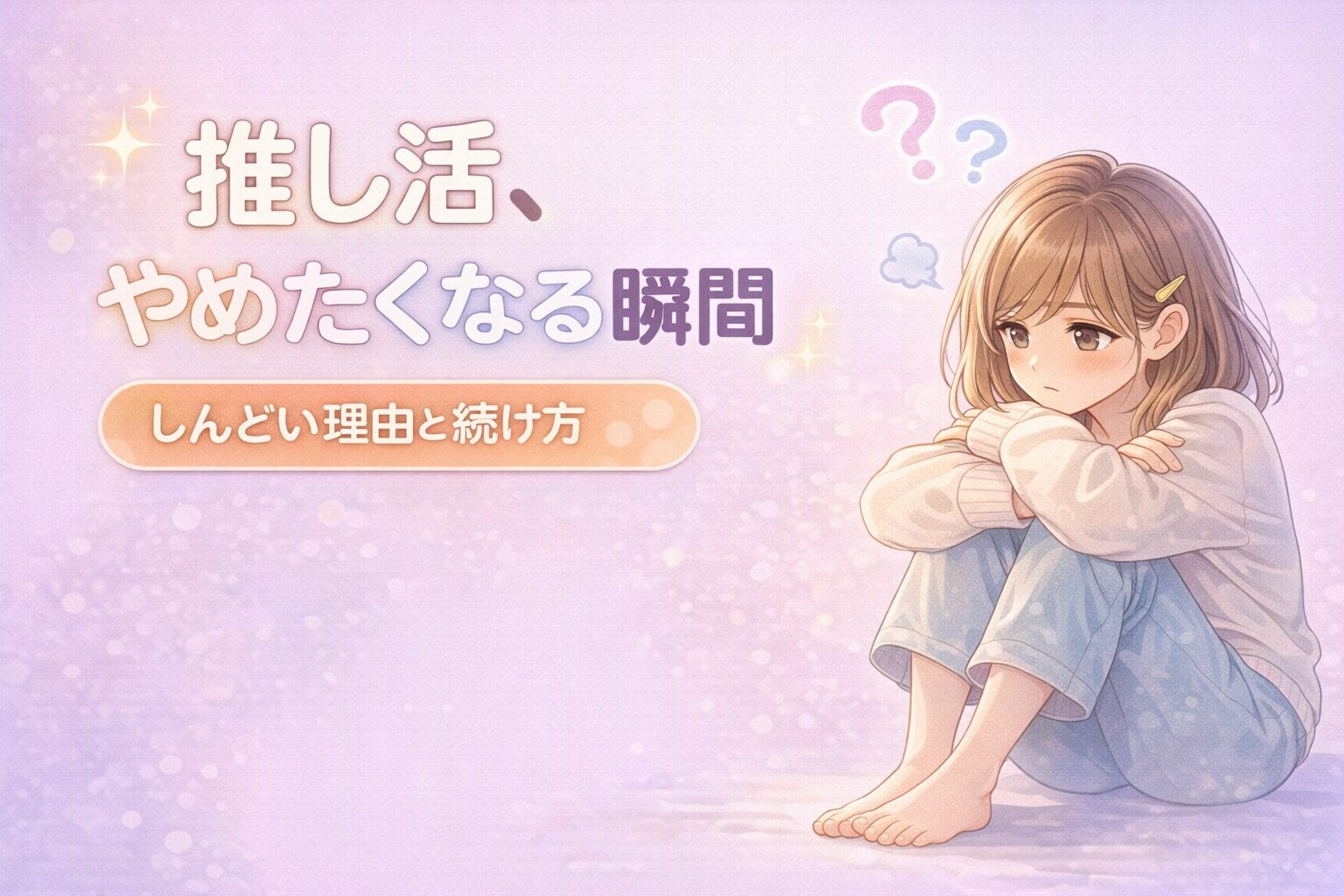 推し活をやめたくなる瞬間5選｜しんどい理由と後悔しない続け方