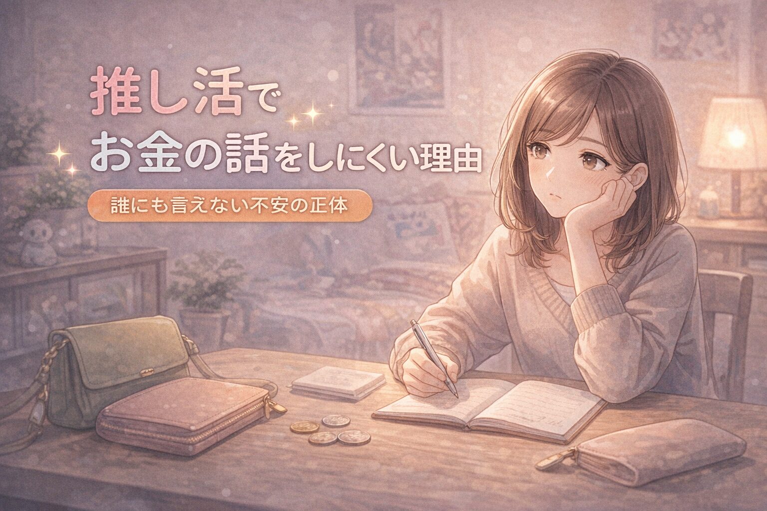 推し活でお金の話をしにくい理由｜誰にも言えない不安の正体