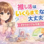 推し活はいくらまでなら大丈夫？オタクのリアル予算ライン