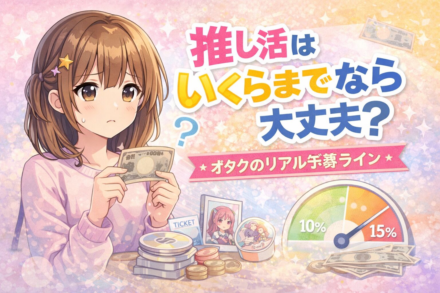 推し活はいくらまでなら大丈夫？オタクのリアル予算ライン