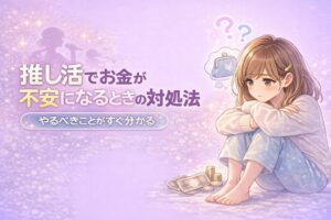 推し活で貯金できない人の特徴7つ|オタクのお金管理術